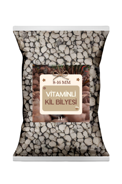 BK Commerce Vitaminli Kil Bilyesi 1 Lt - 8-16mm, Yüksek Su Tutucu, Köklendirme Desteği