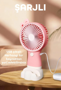 Telefon Standlı Mini Masa Vantilatör